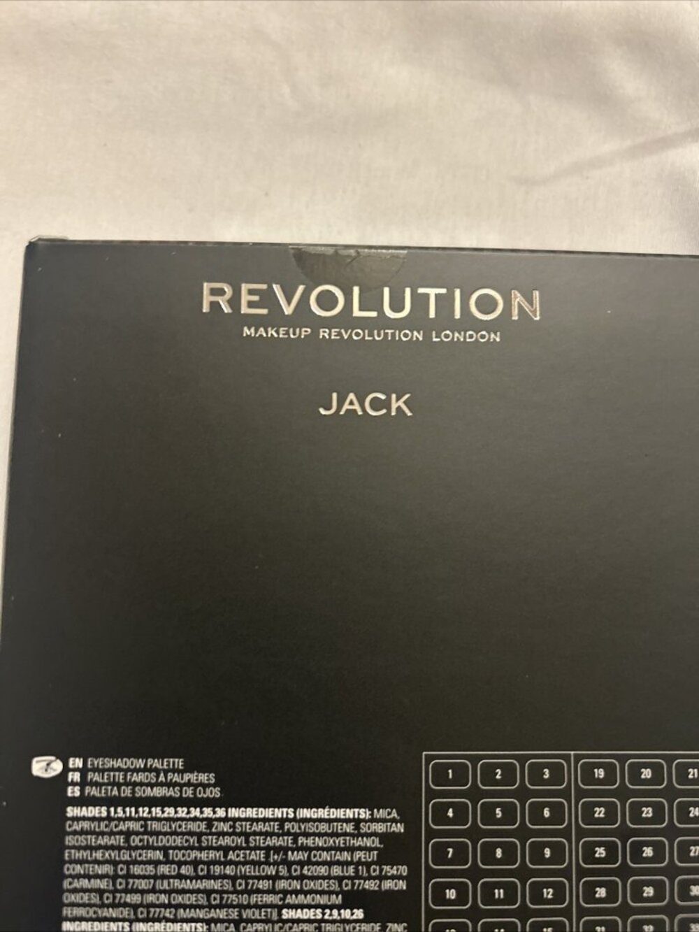Revolution Nightmare Before Christmas Jack Eyeshadow Palette DISNEY TIM BURTON - Picture 10 of 10